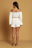 Short Hilona - Eponge Blanc