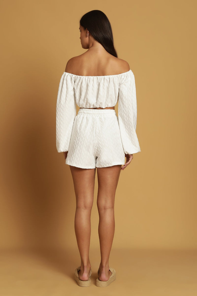 Short Hilona - Eponge Blanc