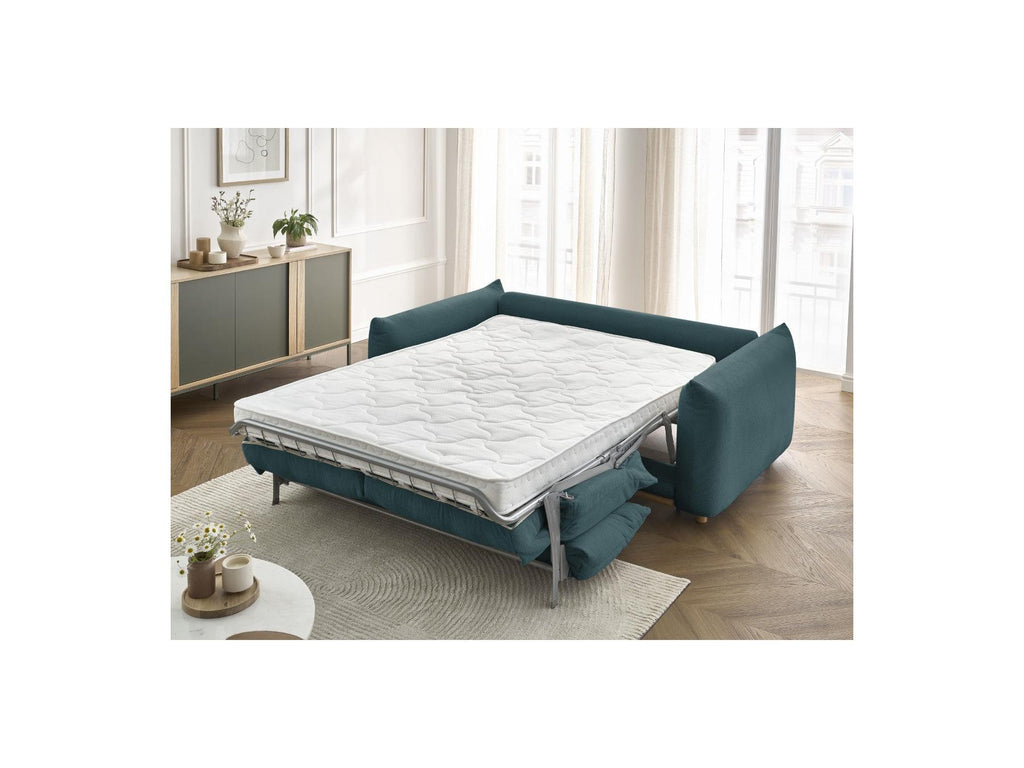 Ernest - Straight Sofa Bed with Express Opening - Smooth Fabric - 140X190