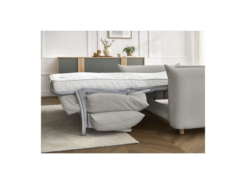 Canapé Droit Convertible Ouverture Express - Ernest - Tissu Lisse - 160X190