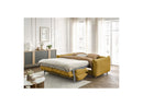 Canapé Droit Convertible Ouverture Express - Ernest - Tissu Lisse - 140X190