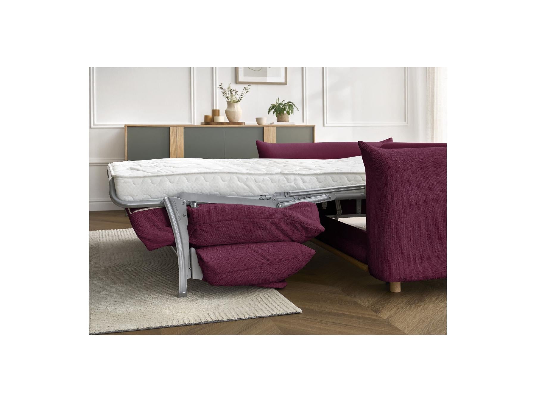 Ernest - Straight Sofa Bed with Express Opening - Smooth Fabric - 160X190