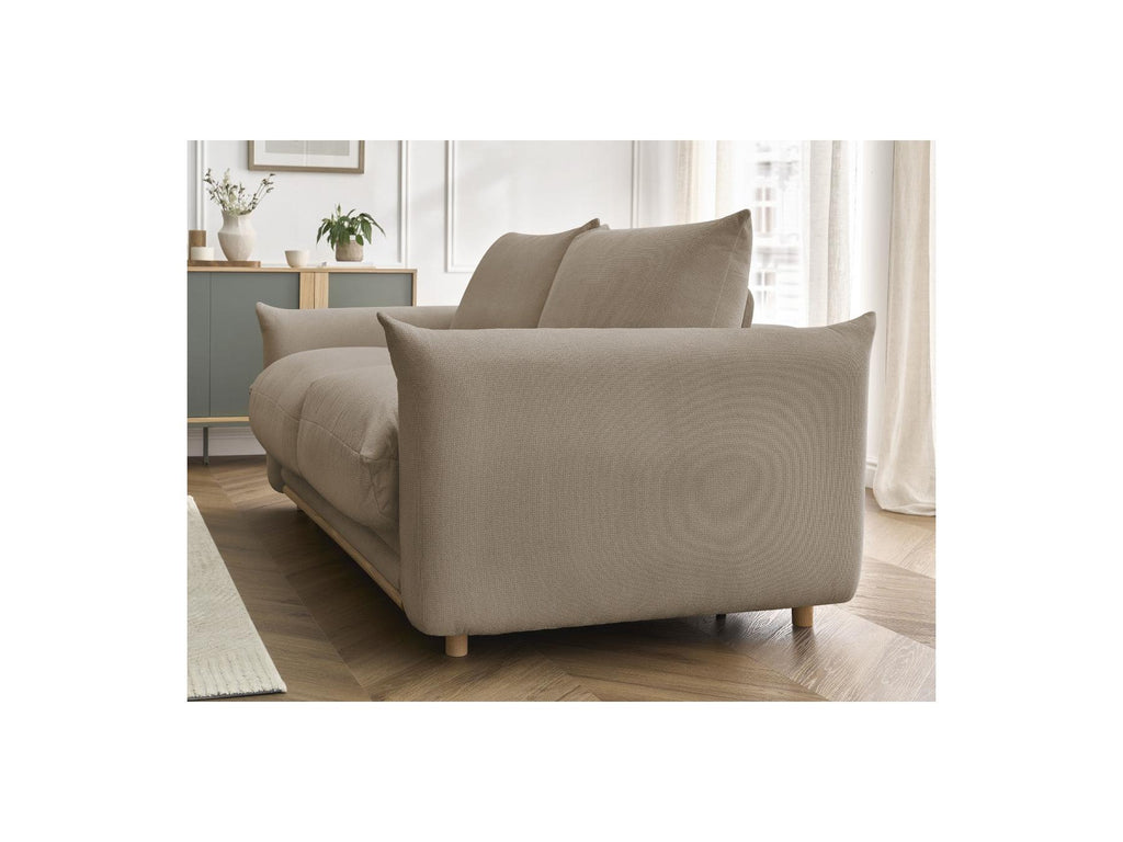 Ernest - Straight Sofa Bed with Express Opening - Smooth Fabric - 160X190