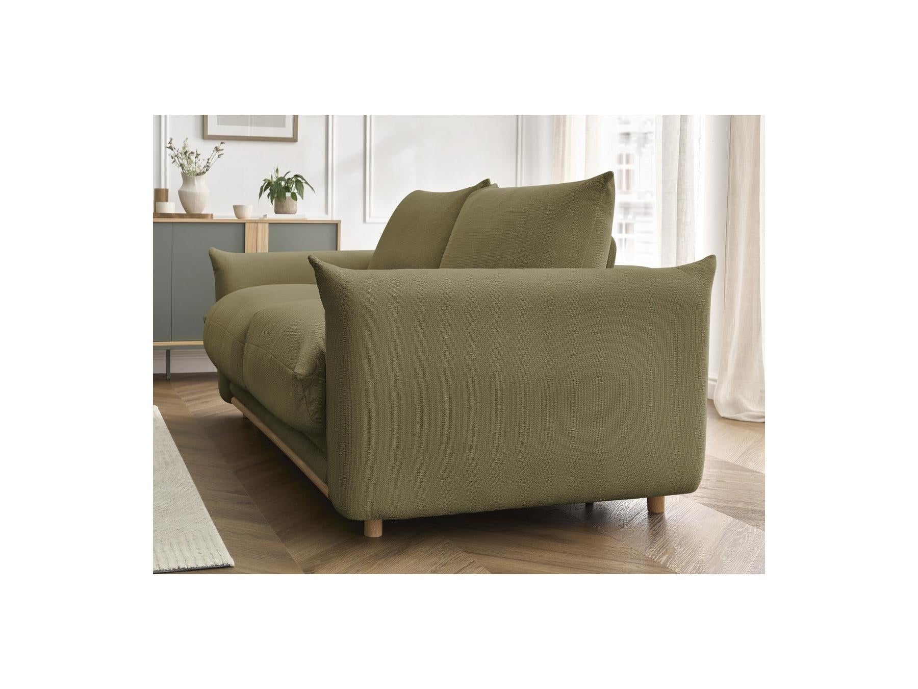 Ernest - Straight Sofa Bed with Express Opening - Smooth Fabric - 160X190