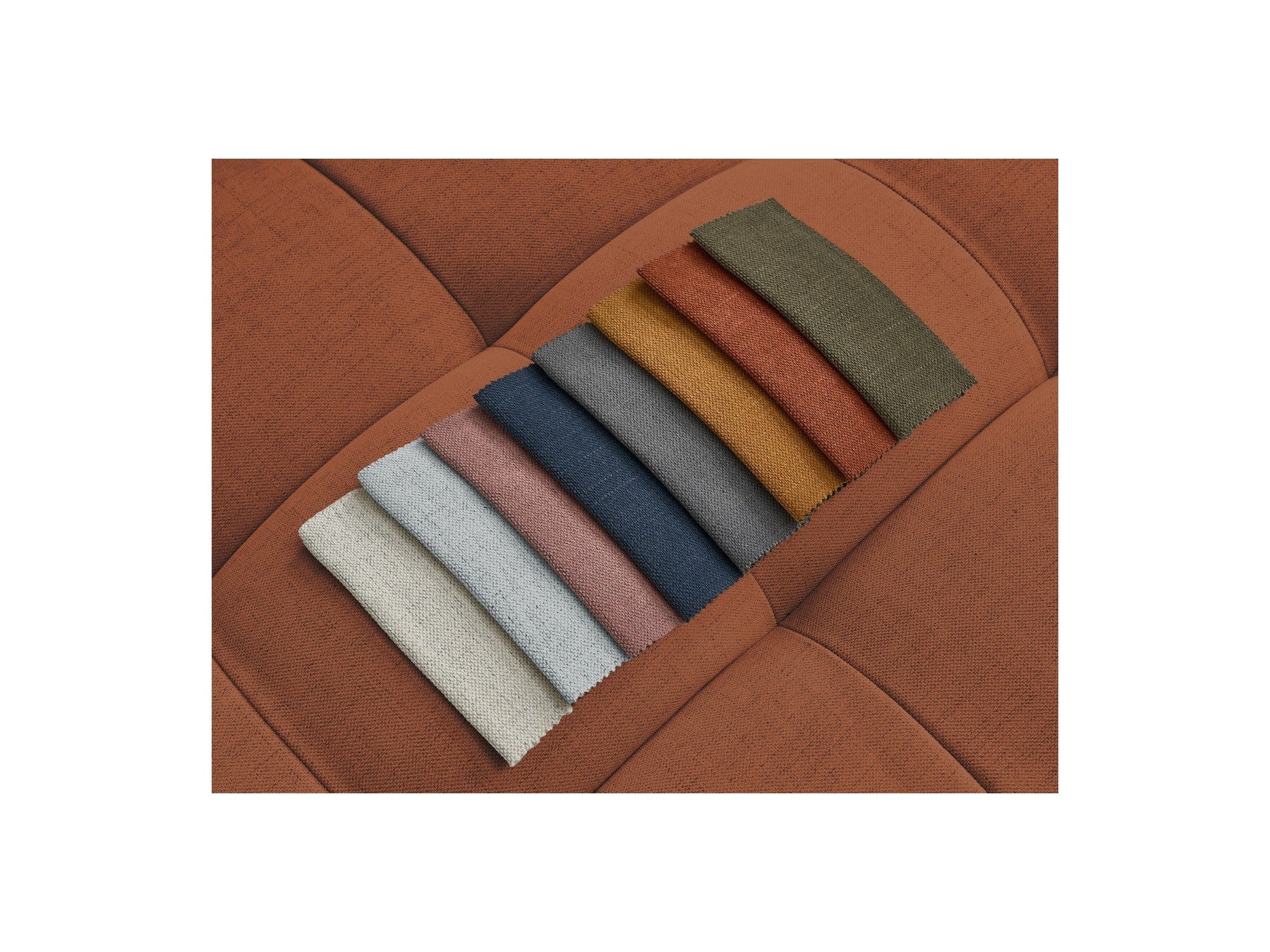 Cloud - Fixed 3-Seater Straight Sofa - Smooth Fabric