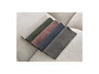 Fixed Straight Sofa - Mont-White - Heathered Fabric - Left Armrest
