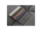 Fixed Straight Sofa - Mont-White - Heathered Fabric - Left Armrest