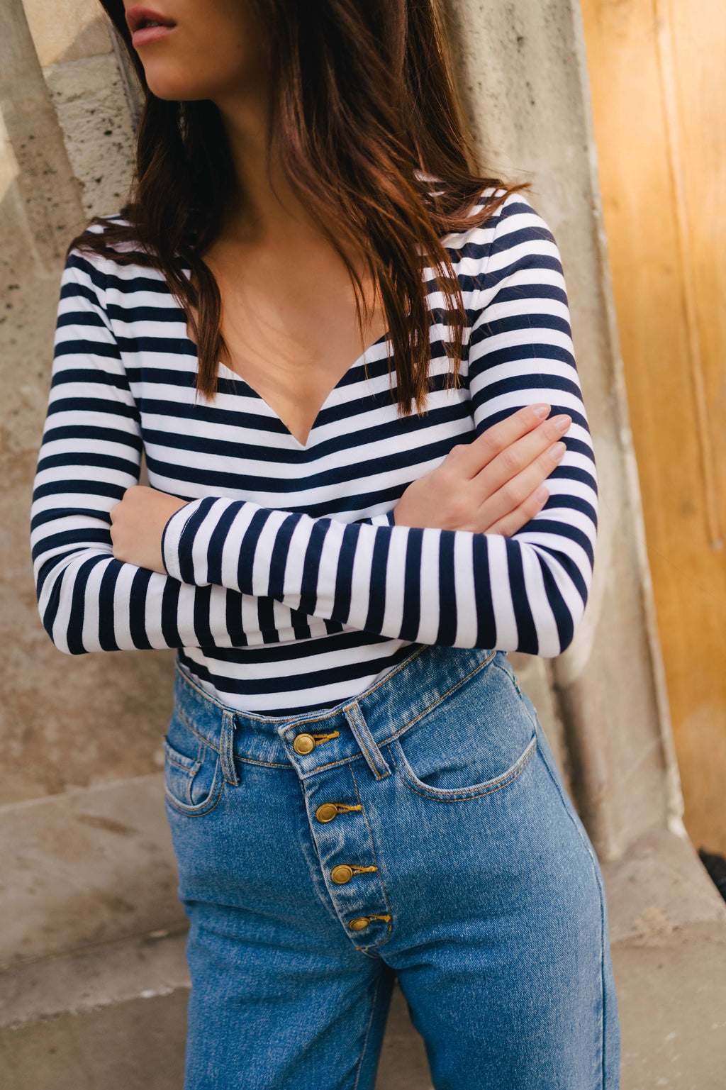 Cornflower Navy Top