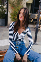 Cornflower Navy Top