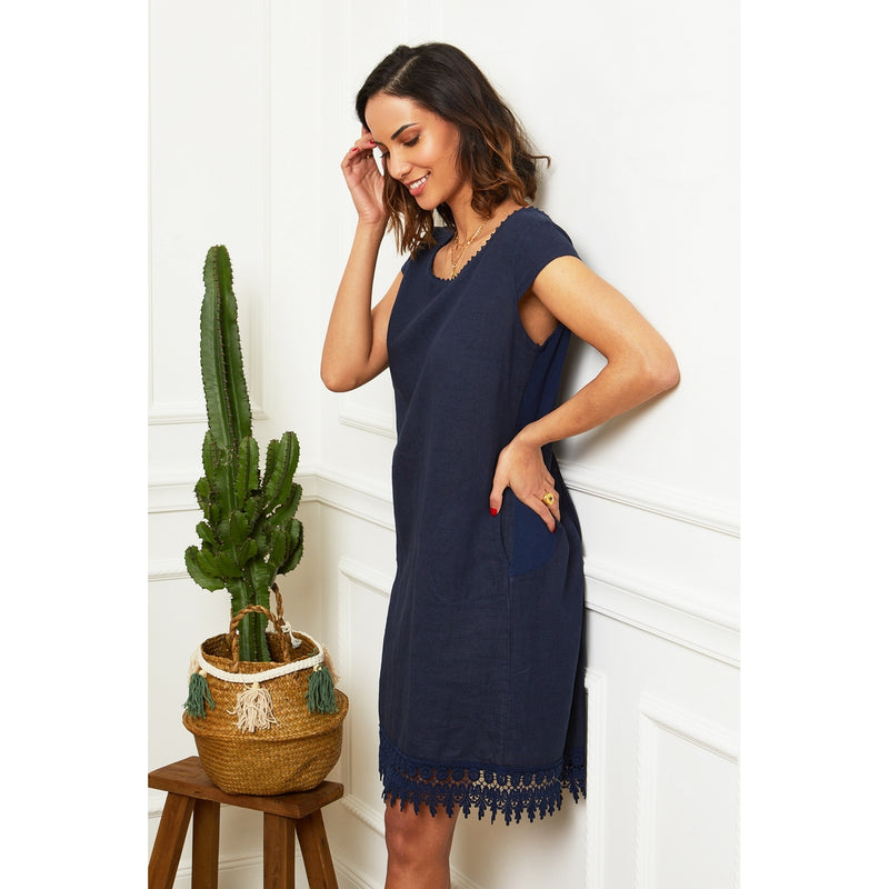Vestido - Azul marino
