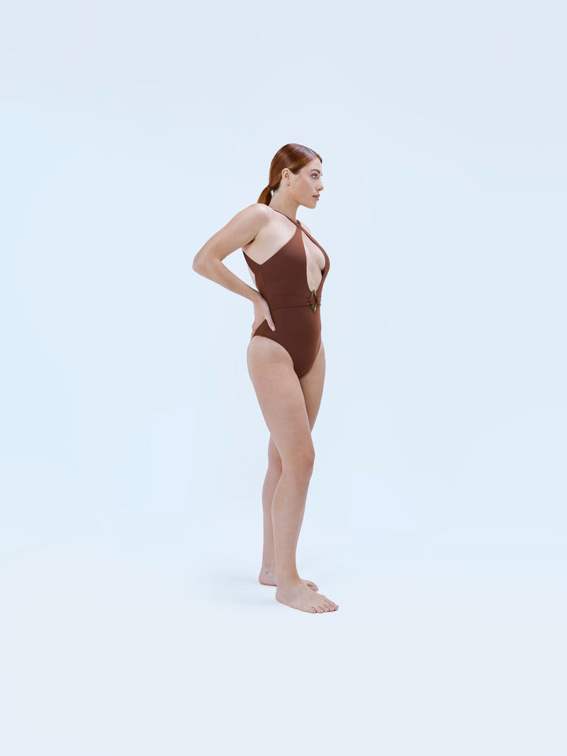 Losange Swimsuit Summer - Chocolate