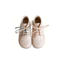 Chaussures Bottillons Isis Lacets - Vernis Rose Nude - Fille