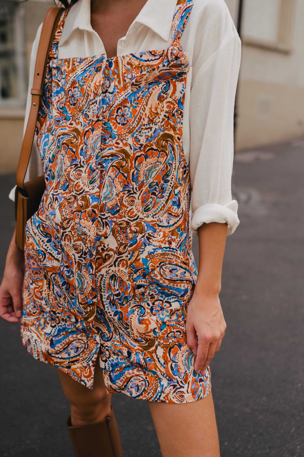 Pippa Cashmere Dungaree Dress