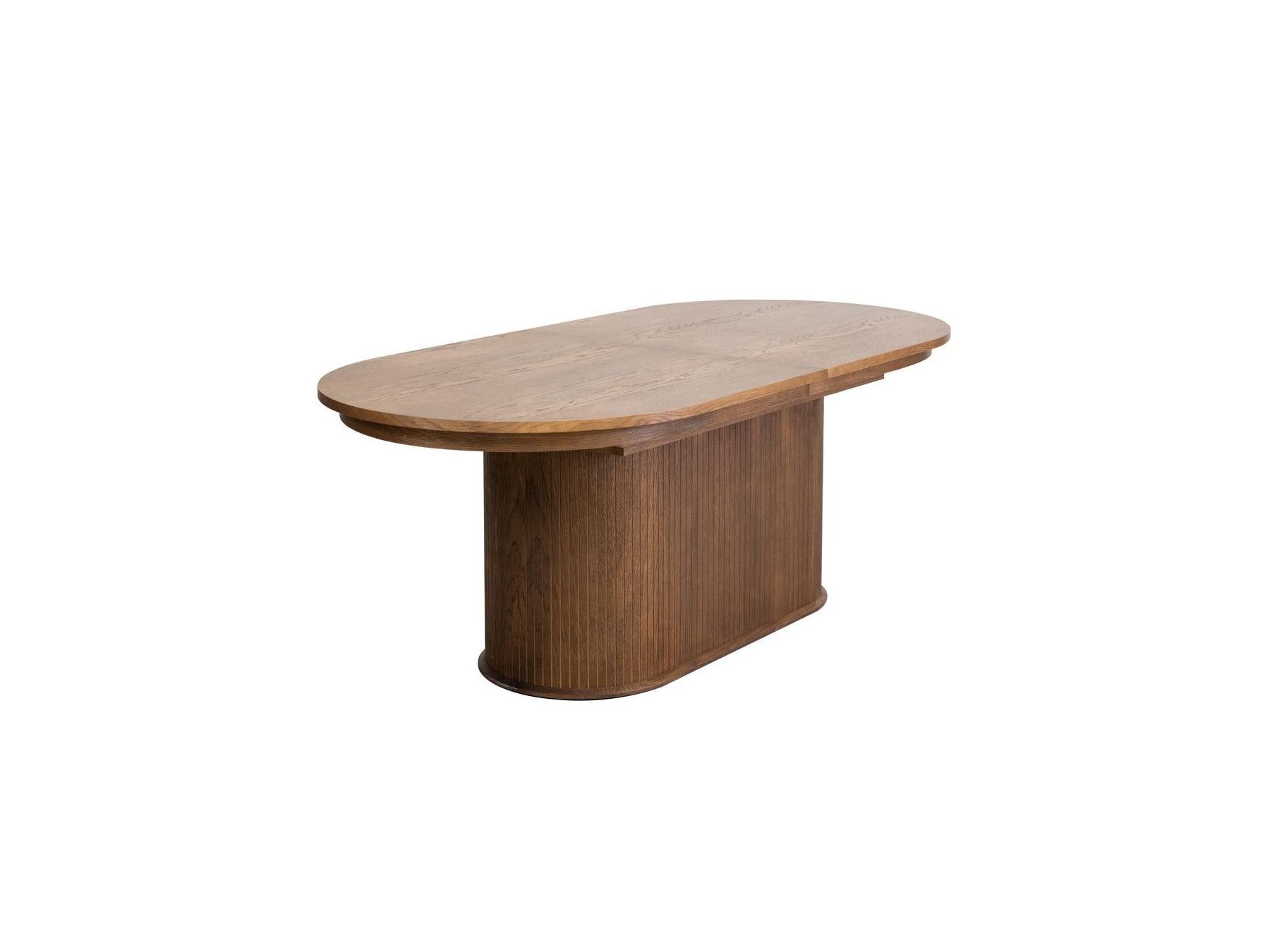 Malmousque - Ensemble Avec Table À Manger Extensible 210 À 270 Cm + 6 Chaises Bastide Placage Chêne Massif