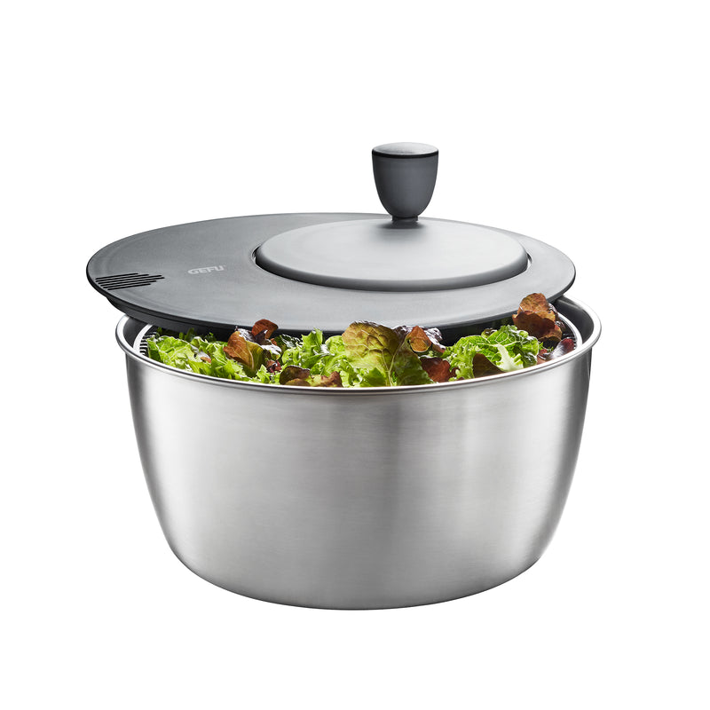 Rotare - Essoreuse À Salade - Acier Inoxydable - Noir/Argent