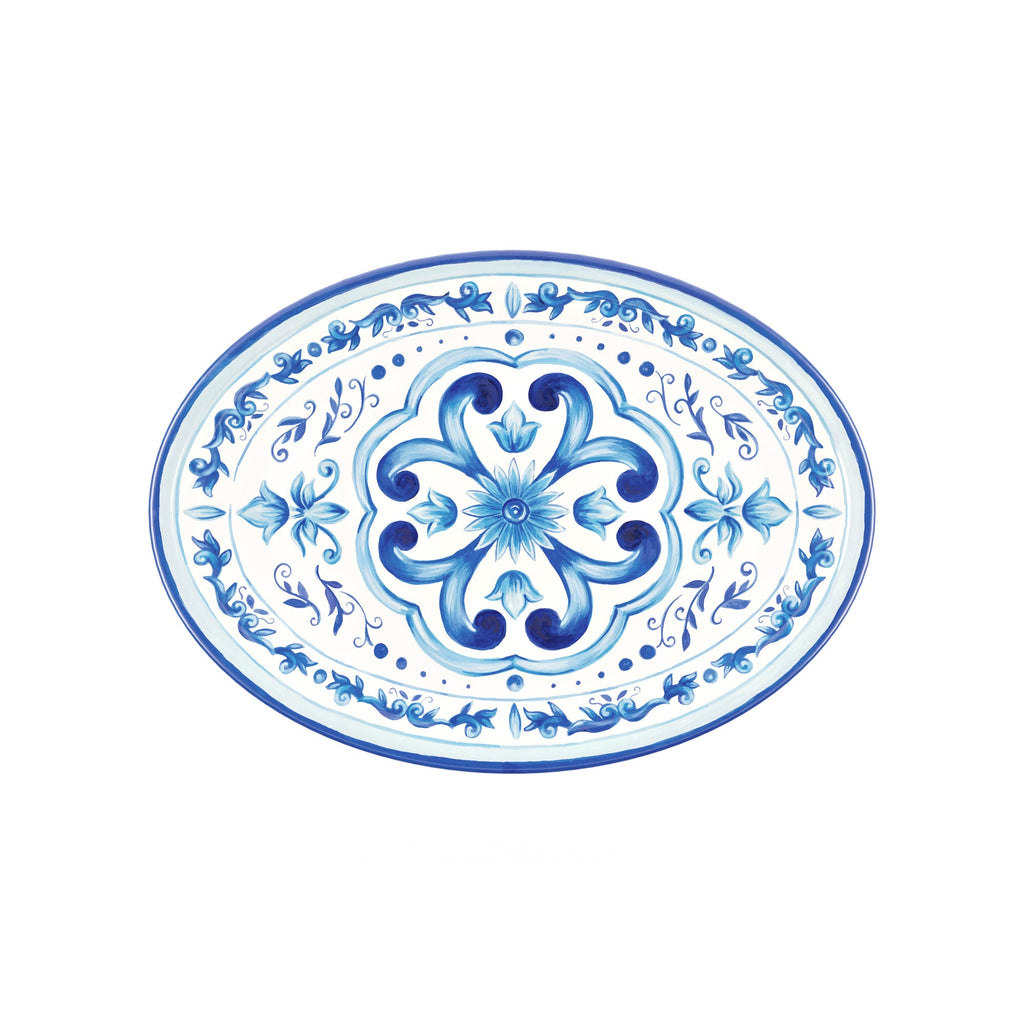Blues - Large Oval Tray