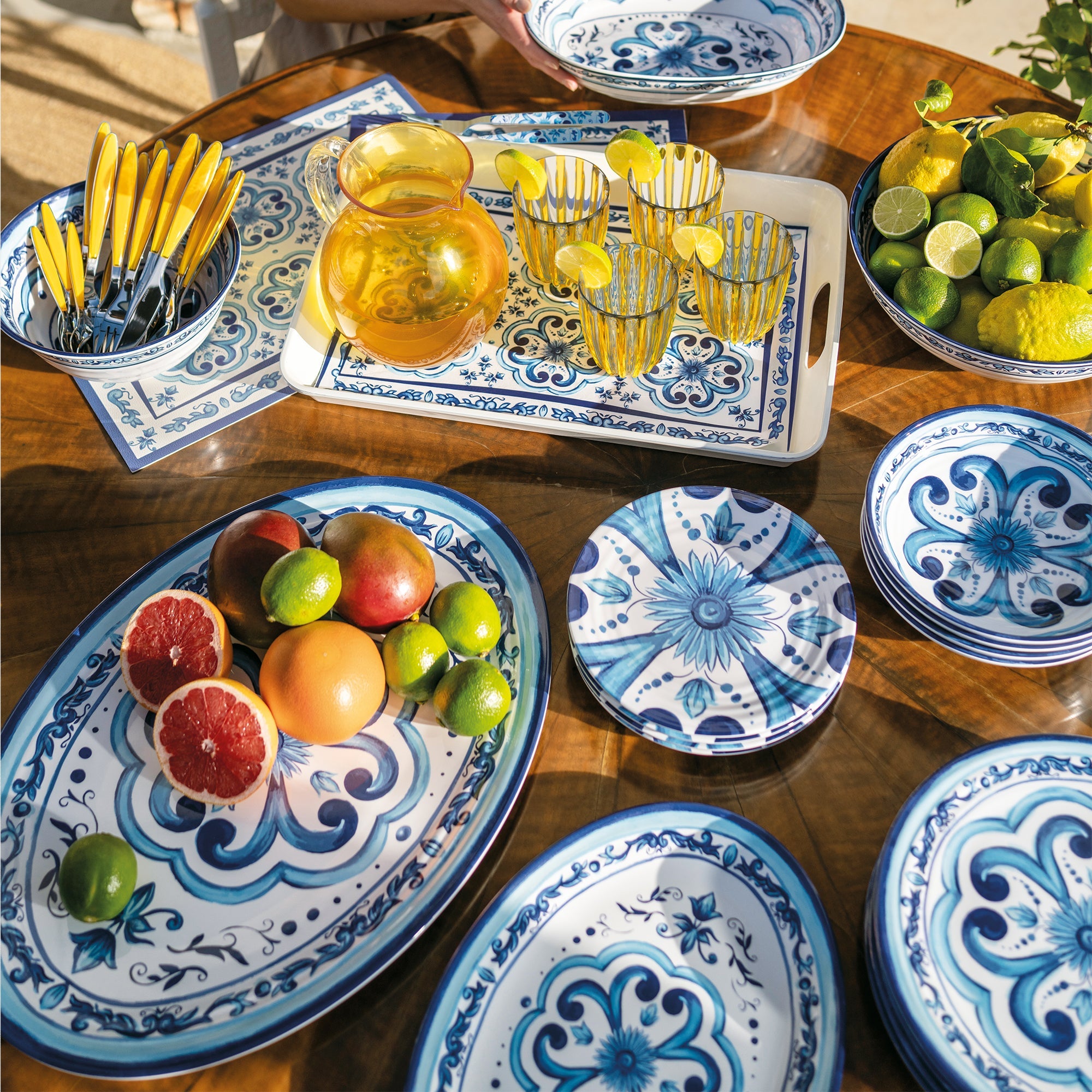 Blues - Small Oval Tray