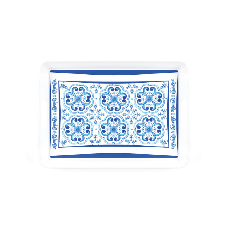 Bandeja Rectangular Con Asas “Blues”
