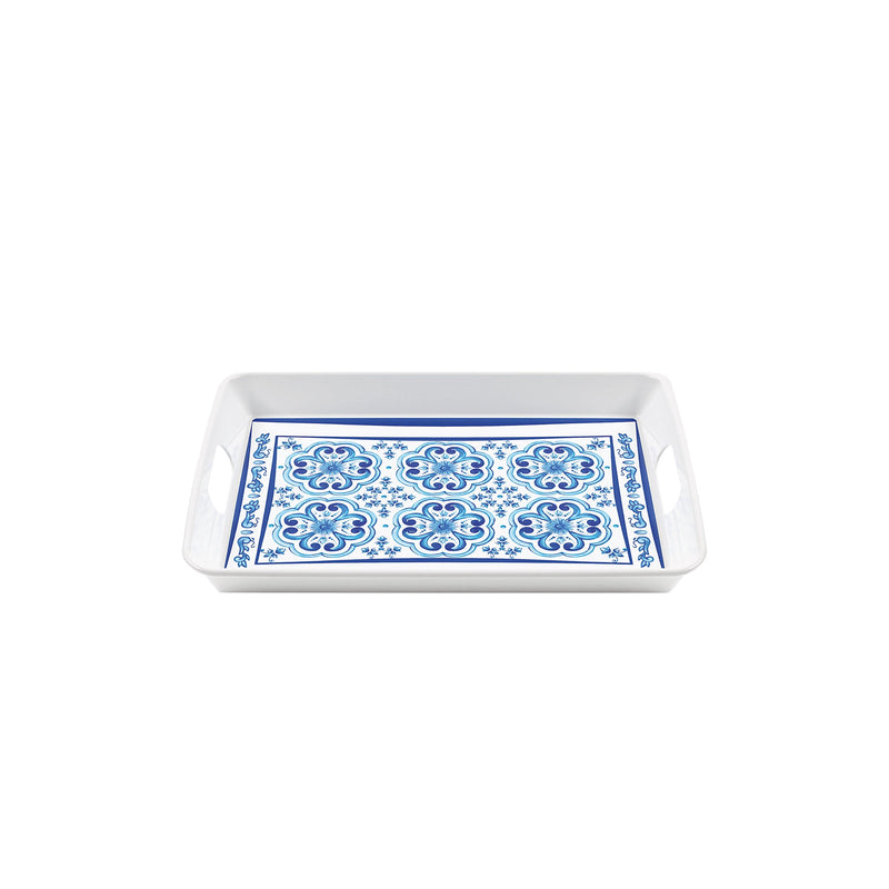 Bandeja Rectangular Con Asas “Blues”