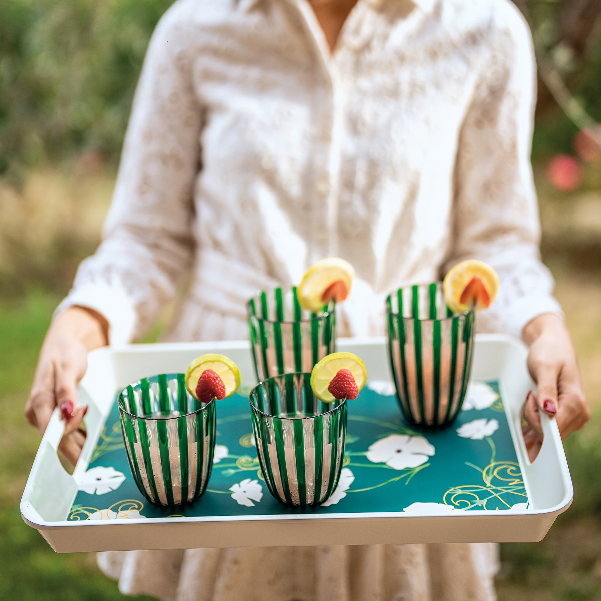 Fusion - Rectangular Tray with Handles