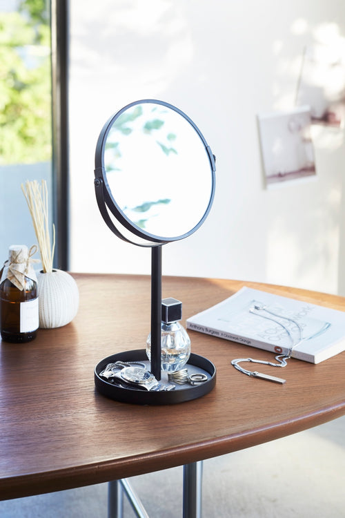 Support Accessoires Avec Miroir - Tosca - Noir