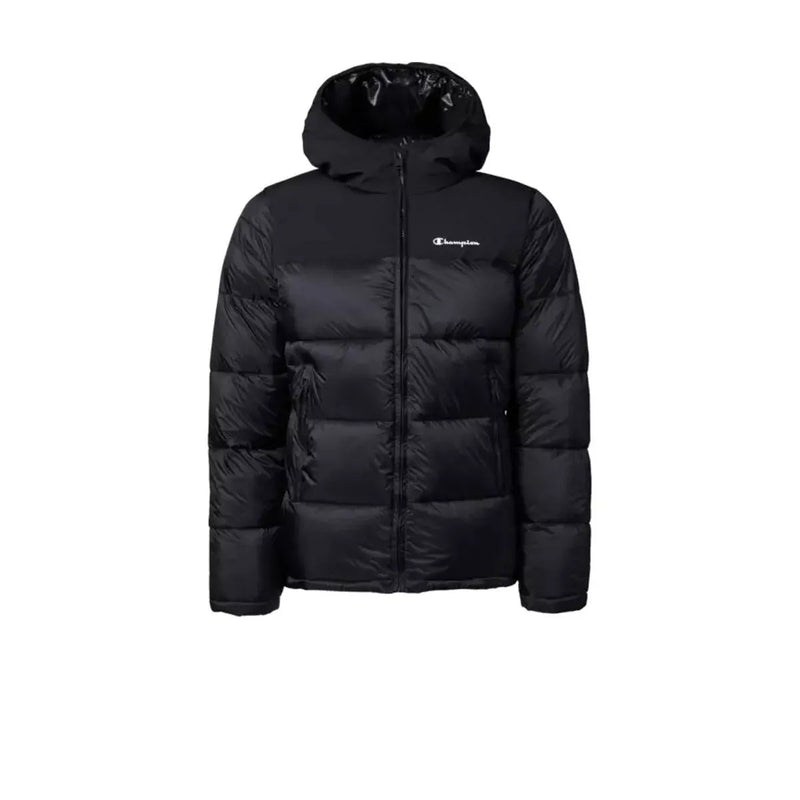 Doudoune À Capuche Champion - Noir