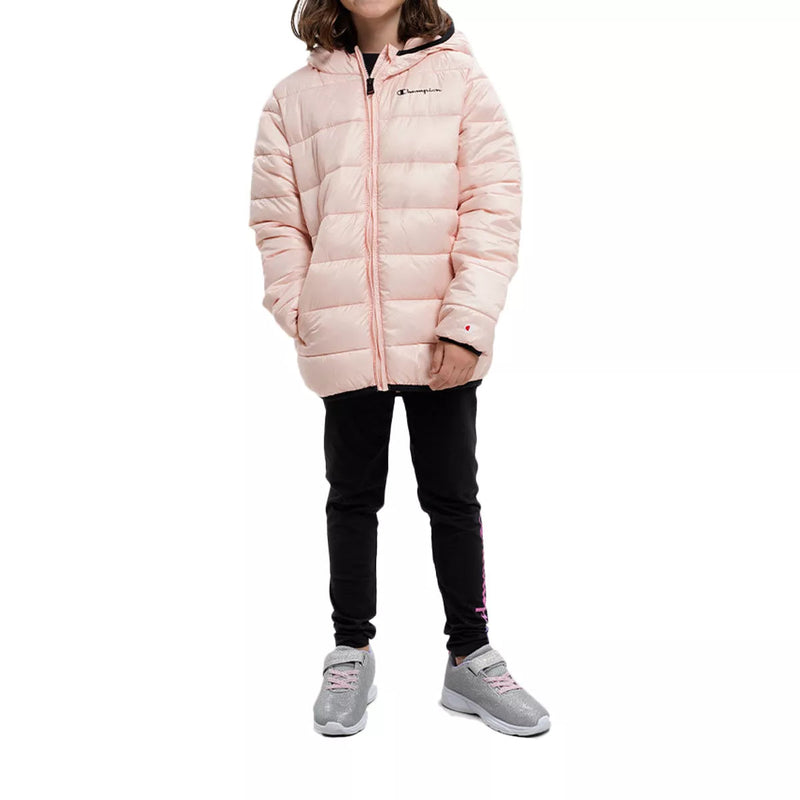 Doudoune À Capuche Champion Junior - Rose