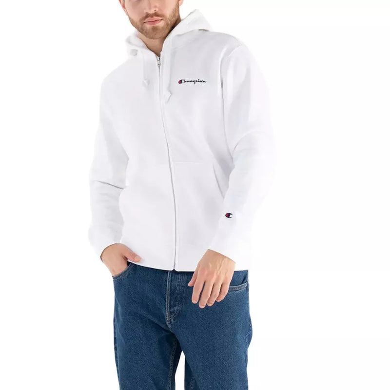 Sweat À Capuche Champion Full Zip - Blanc