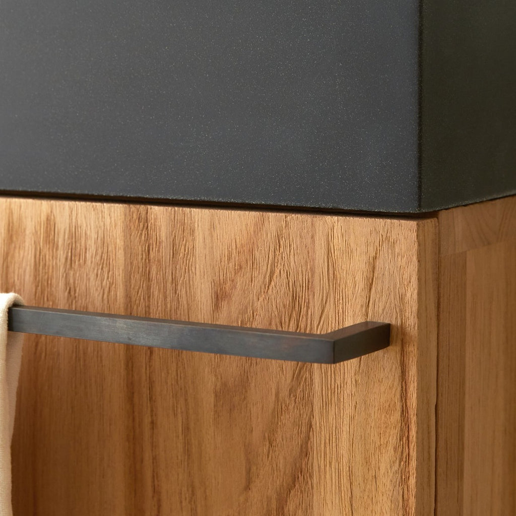 Stelle - Meuble Lave Main - Teck - Noir