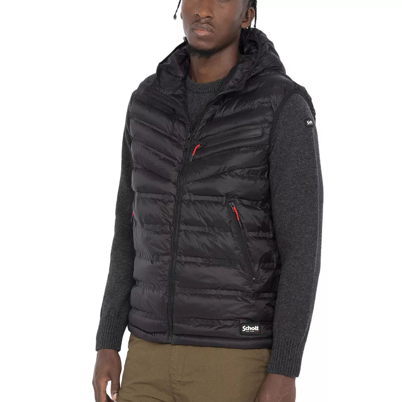 Schott - Doudoune Sans Manches Hartv - Noir