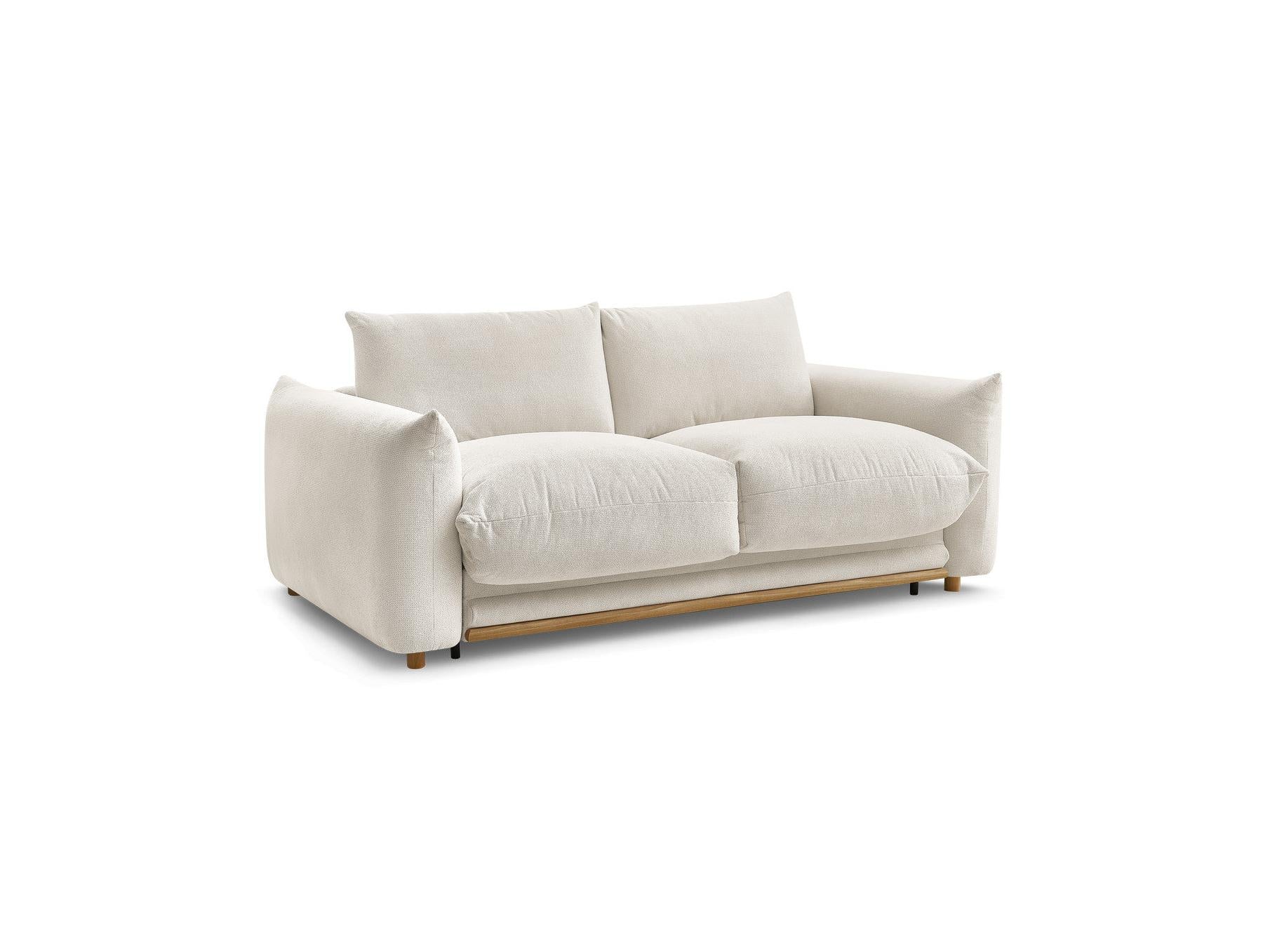 Ernest - Straight Sofa Bed with Express Opening - Smooth Fabric - 160X190
