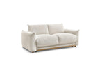 Ernest - Straight Sofa Bed with Express Opening - Smooth Fabric - 140X190