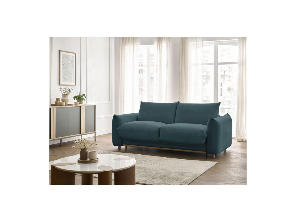 Ernest - Straight Sofa Bed with Express Opening - Smooth Fabric - 160X190