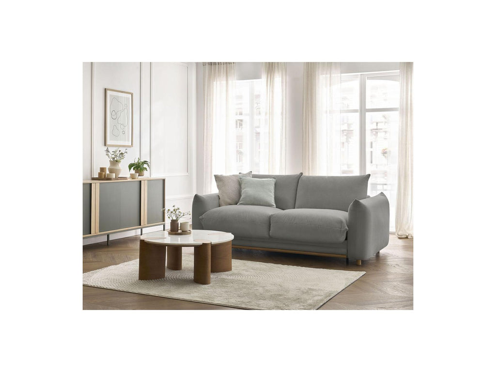 Ernest - Straight Sofa Bed with Express Opening - Smooth Fabric - 160X190