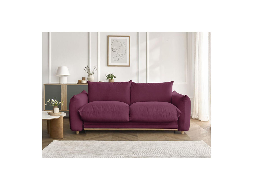 Ernest - Straight Sofa Bed with Express Opening - Smooth Fabric - 160X190