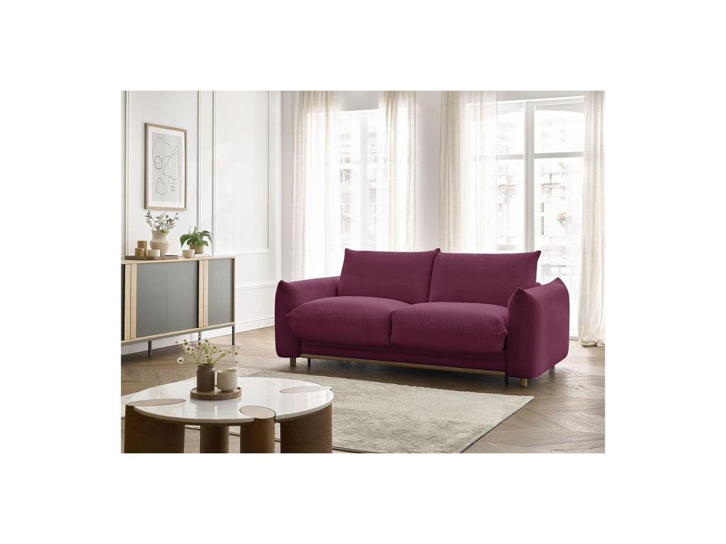Ernest - Straight Sofa Bed with Express Opening - Smooth Fabric - 160X190