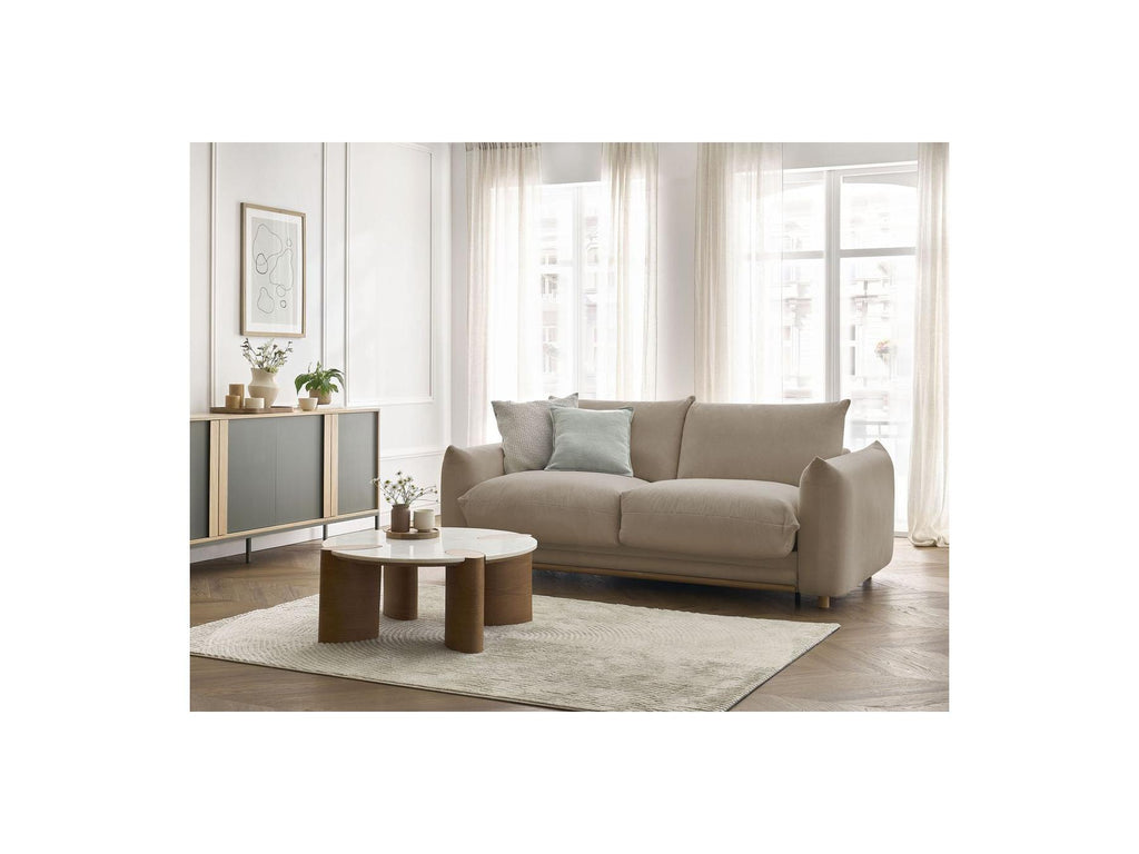 Ernest - Straight Sofa Bed with Express Opening - Smooth Fabric - 140X190