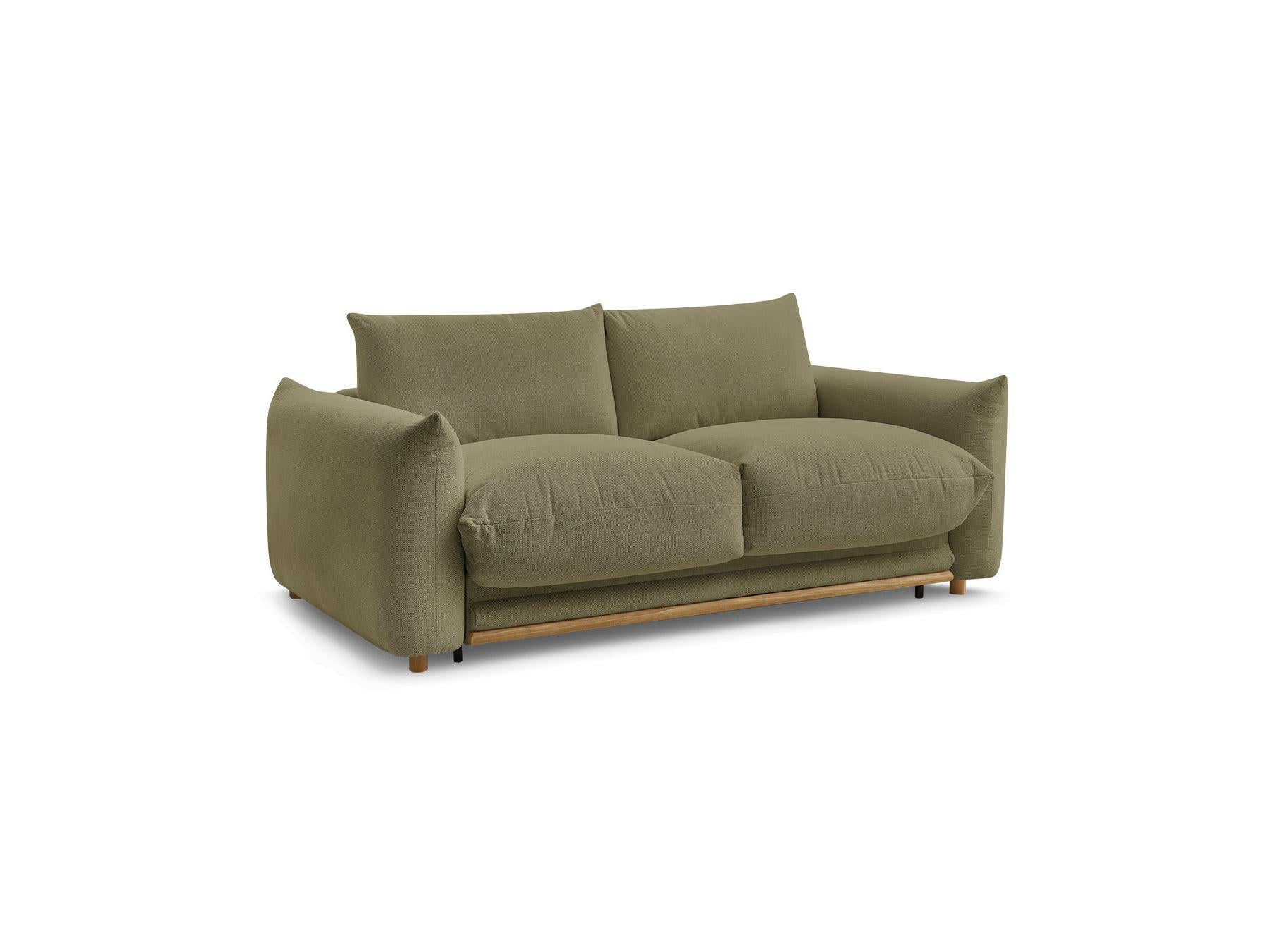 Ernest - Straight Sofa Bed with Express Opening - Smooth Fabric - 160X190