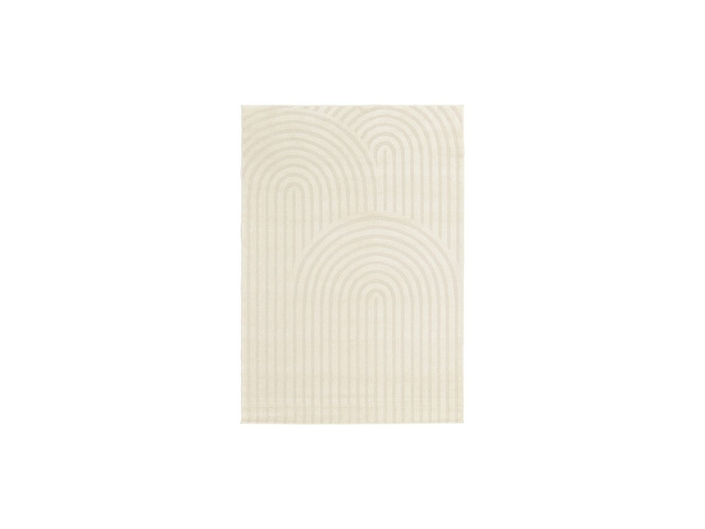 Jada - Short-Pile Rug - Abstract Pattern - Beige