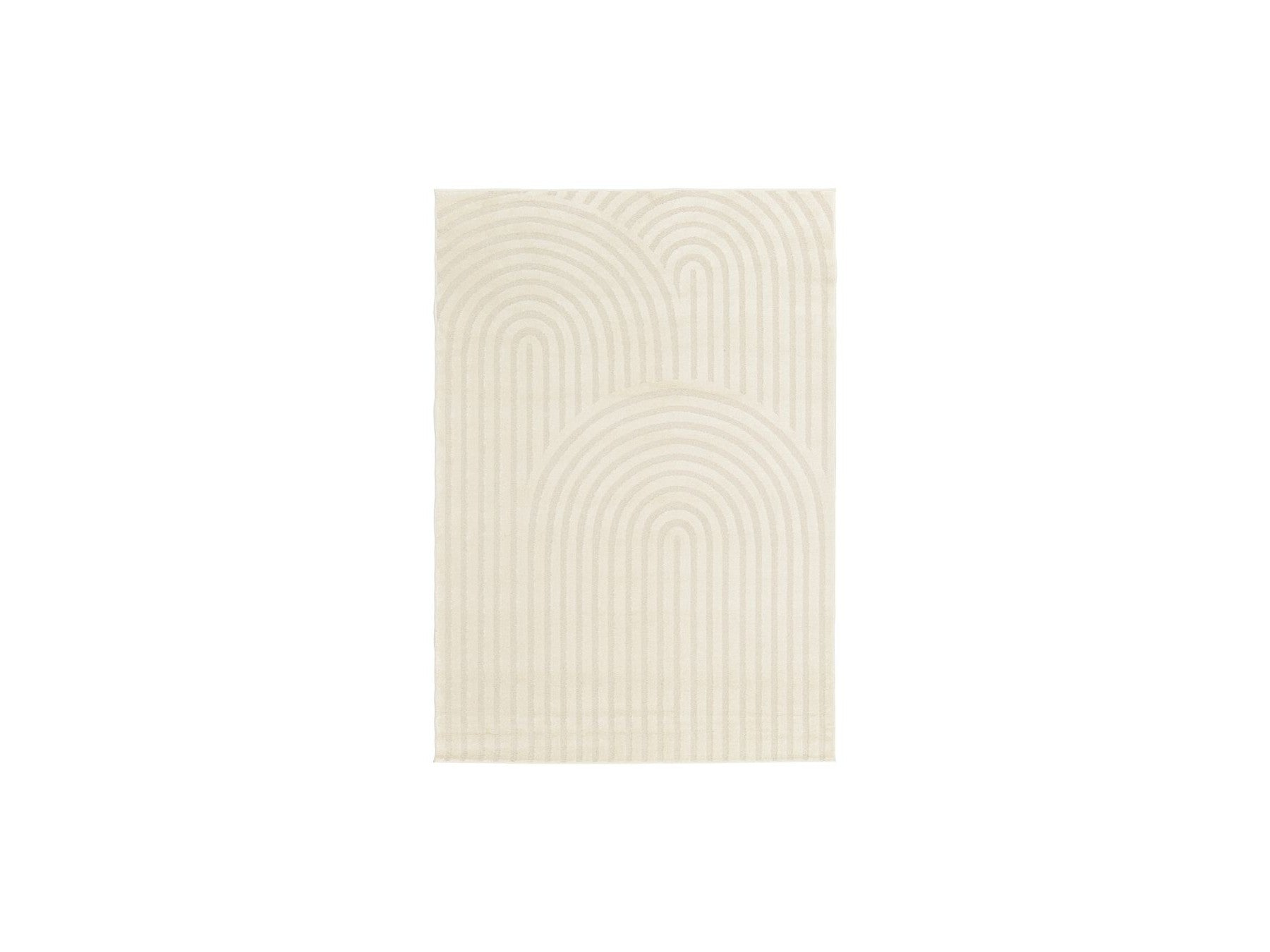 Jada - Short-Pile Rug - Abstract Pattern - Beige