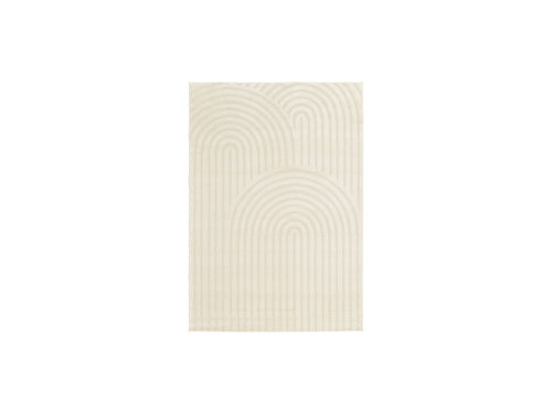 Tapis Poils Courts Jada Motifs Abstraits - Beige