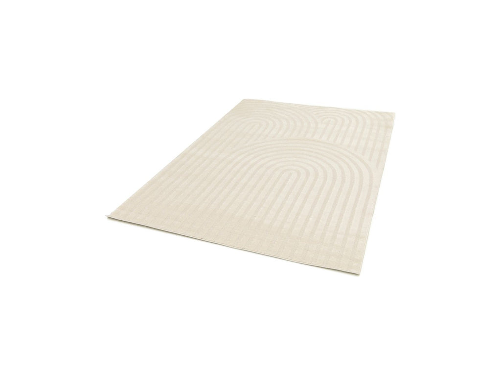 Jada - Short-Pile Rug - Abstract Pattern - Beige