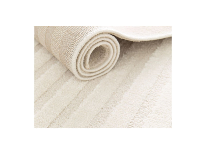 Tapis Poils Courts Jada Motifs Abstraits - Beige