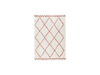 Simon - Long-Pile Rug - Graphic Pattern - Beige
