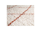 Simon - Long-Pile Rug - Graphic Pattern - Beige