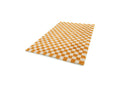 Damien - Long-Pile Rug - Checkerboard Pattern - Yellow