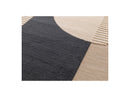 Tapis Tissé À Plat Colin Motifs Abstraits - Noir