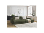 Fixed Straight 4-Seater Compact Sofa Deep Seat - Leonard - Corduroy