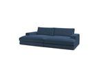 Fixed Straight 4-Seater Compact Sofa Deep Seat - Leonard - Corduroy