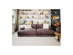 Fixed Straight 4-Seater Compact Sofa Deep Seat - Leonard - Corduroy